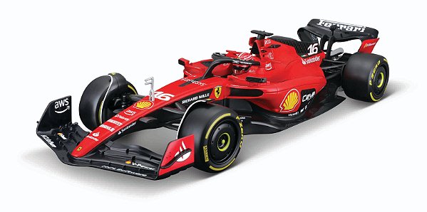 1/18 F1 FERRARI SF-23 2023 LECLERC #16 COM PILOTO