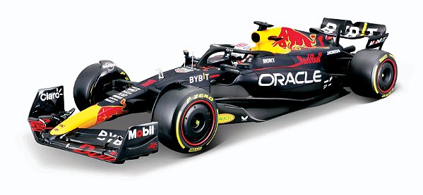 1/18 F1 RED BULL RACING RB19 2023 VERSTAPPEN #1 COM PILOTO