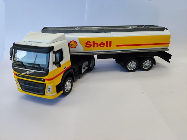 1/50 CAMINHÃO VOLVO TANQUE SHEL COM LUZ E SOM