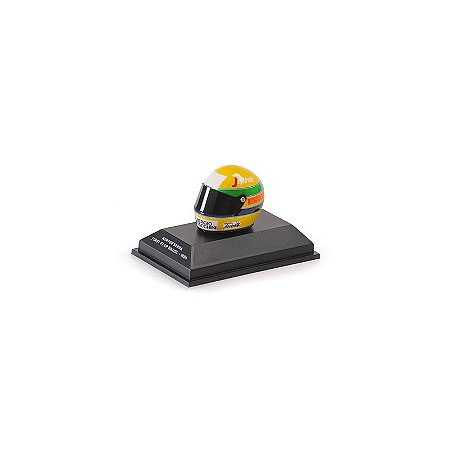 1/8 CAPACETE AYRTON SENNA PRIMEIRO GP BRASIL 1984