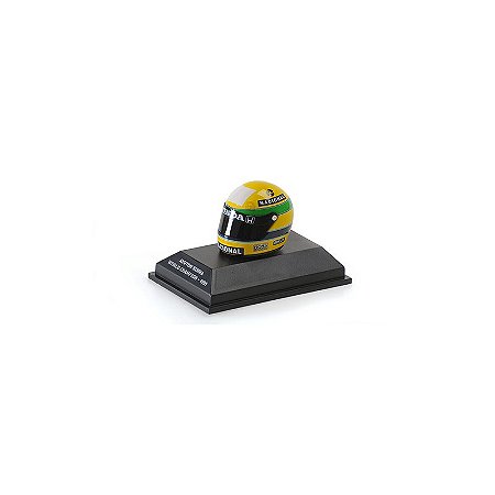 1/8 CAPACETE AYRTON SENNA TRI CAMPEÃO 1991
