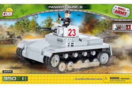 TANQUE PANZER 1 BLOCOS PARA MONTAR COM  350 PÇS