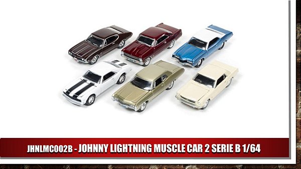 JOHNNY LIGHTNING MUSCLE CAR 2 SERIE B 1/64