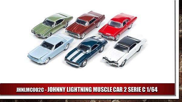 JOHNNY LIGHTNING MUSCLE CAR 2 SERIE C 1/64