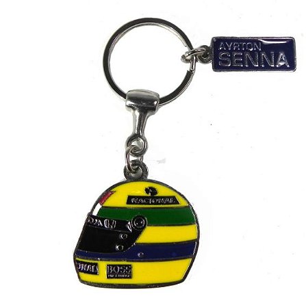 CHAVEIRO CAPACETE AYRTON SENNA