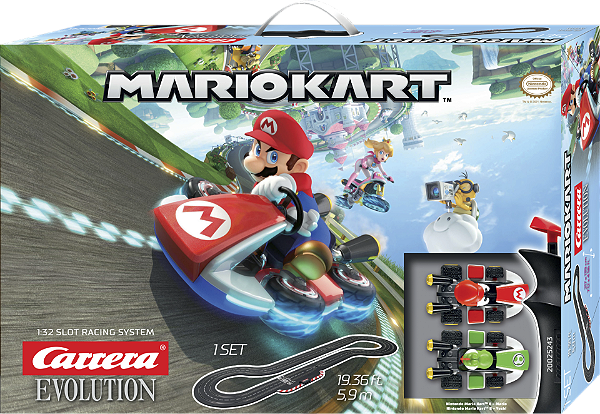 PISTA ELETRICA CARRERA MARIO KART 5,9 METROS 1/32