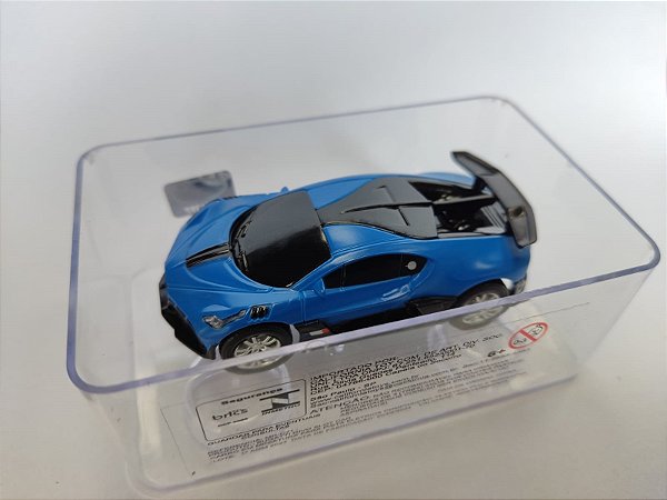 BUGATTI DIVO AZUL PARA PISTA ELÉTRICA  1/64