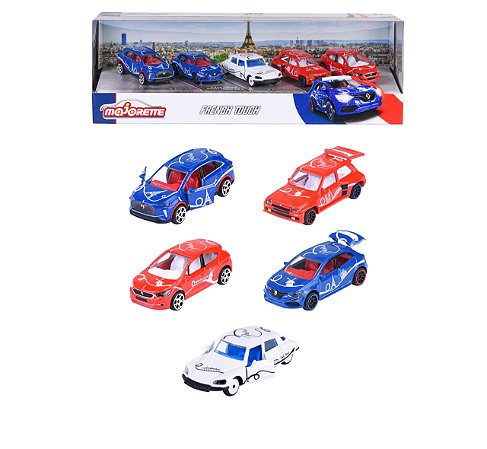 1/64 MAJORETTE GIFT PACK FRENCH TOUCH 5 PEÇAS