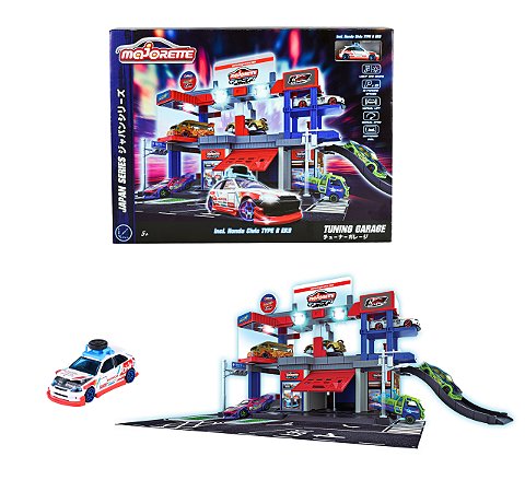 1/64 MAJORETTE PLAYSET JAPAN SERIES TUNNING GARAGE