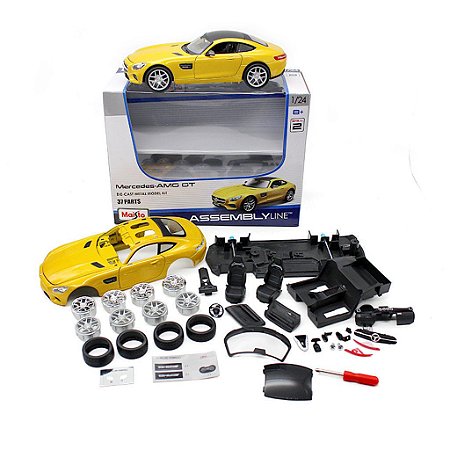 MERCEDES BENZ AMG GT KIT EM METAL PARA MONTAR 1/24