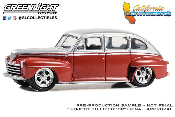 1/64 GREENLIGHT 1947 FORD FORDOR  SUPER DELUXE CALIFORNIA LOWRIDER SERIE 4