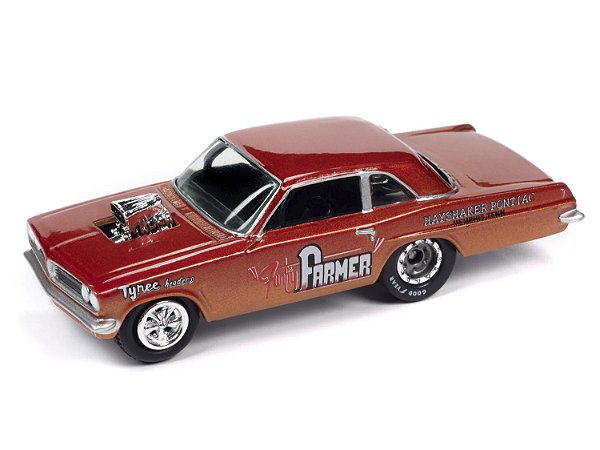 1/64 JOHNNY LIGHTNING 1963 PONTIAC TEMPEST FF ORANGE