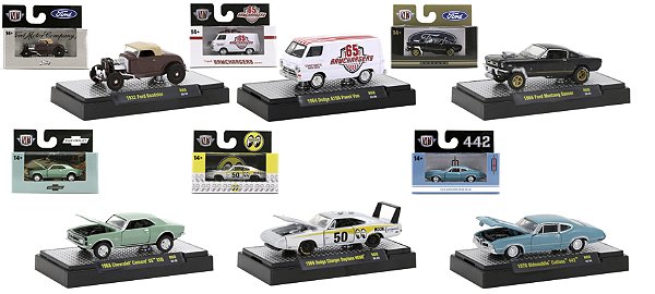 1/64 M2 MACHINES SORTIMENTO DETROIT MUSCLE 68H