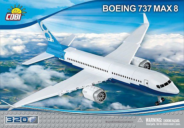 AVIAO BOEING 737 MAX 8 BLOCOS PARA MONTAR COM 320 PCS