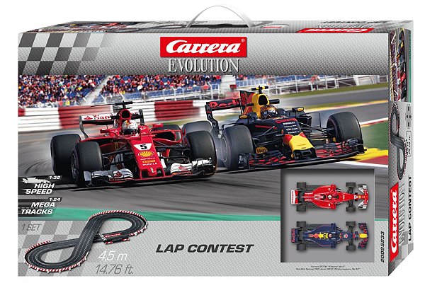 PISTA ELETRICA CARRERA F1 FERRARI x REDBULL 4,5M 1/32