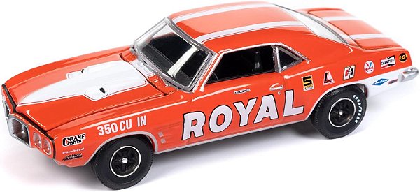 1/64 AUTO WORLD  1969 PONTIAC FIREBIRD ROYAL BOBCAT RED