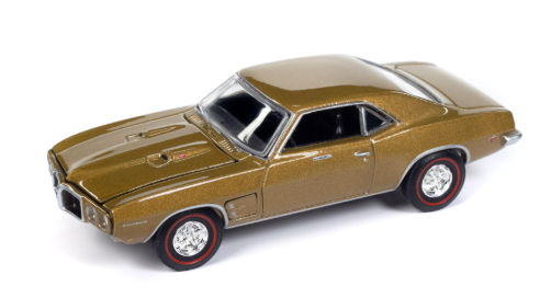 1/64 AUTO WORLD  1969 PONTIAC FIREBIRD ROYAL BOBCAT GOLD