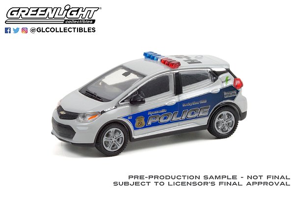 1/64 GREENLIGHT 2017 CHEVROLET BOLT MARYLAND POLICE HOBBY EXCLUSIVE