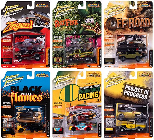 1/64 JOHNNY LIGHTNING SORTIMENTO STREET FREAKS R2A