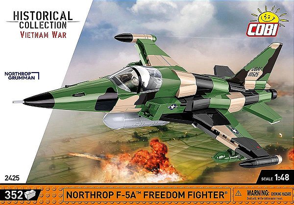CAÇA F-5A NORTHROP BLOCOS PARA MONTAR COM 352 PCS