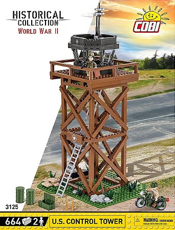 TORRE DE CONTROLE AMERICANA BLOCOS PARA MONTAR COM 664 PCS