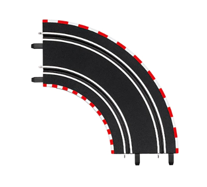 CURVA 90º PARA PISTA ELÉTRICA CARRERA GO !!!