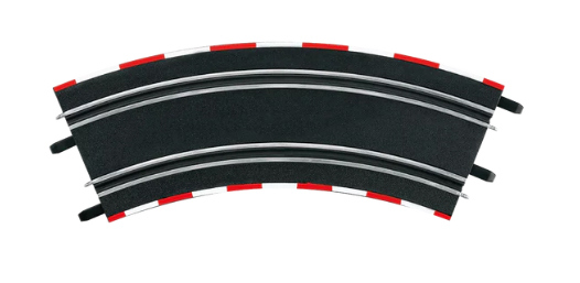 CURVA 3/45º PARA PISTA ELÉTRICA CARRERA GO !!!