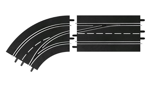 1/24 EXTENSAO TROCA DE PISTA SAIDA DA CURVA PARA ESQUERDA