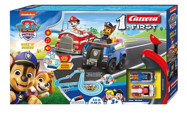 PISTA ELETRICA CARRERA FIRST PATRULHA CANINA RACE 'N' RESCUE 2,4 METROS