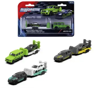 1/64 MAJORETTE SORTIMENTO MERCEDES AMG TRAILER