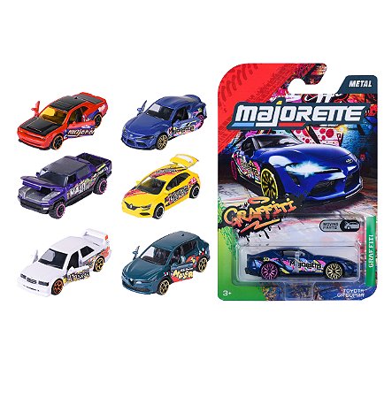 1/64 MAJORETTE SORTIMENTO GRAFFITI PREMIUM CARS