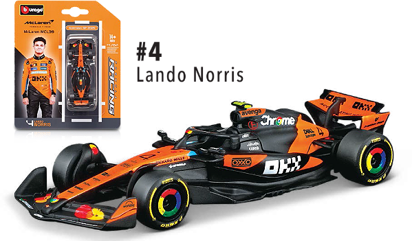 1/64 F-1 2025 MCLAREN MCL39 #4 NORRIS