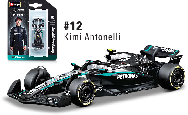 1/64 F-1 2025 MERCEDES - AMG W16 #12 ANTONELLI