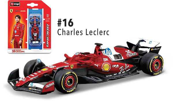 1/64 F-1 2025 FERRARI SF-25 #16 LECLERC