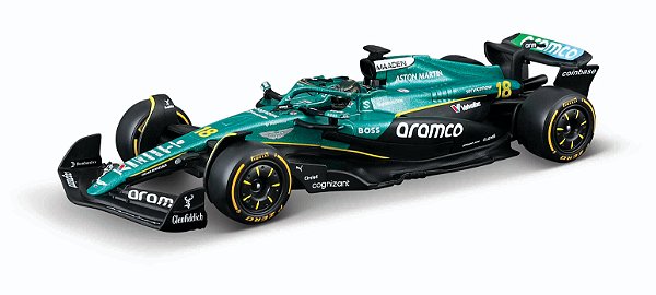 1/43 F-1 2025 ASTON MARTIN AMR25 #18 STROLL COM BONECO