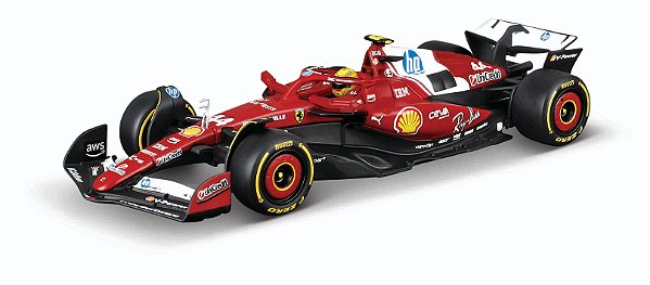 1/43 F-1 2025 FERRARI SF-25 #16 HAMILTON COM PILOTO