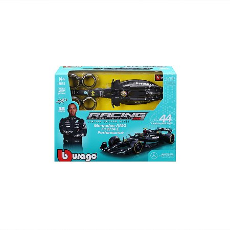 1/24 KIT EM METAL PARA MONTAR F-1 2023 MERCEDES W14 #44 HAMILTON COM PILOTO