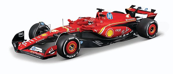 1/24 F-1 2024 FERRARI SF-24 #16 LECLERC COM PILOTO
