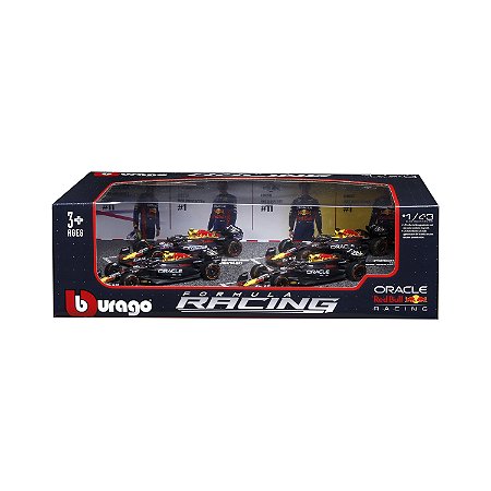 1/43 F-1 RED BULL RACING PACK COM 4 CARROS CAMPEÕES VERSTAPPEN