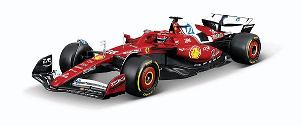 1/18 F-1 2025 FERRARI SF-25 #16 LECLERC COM PILOTO