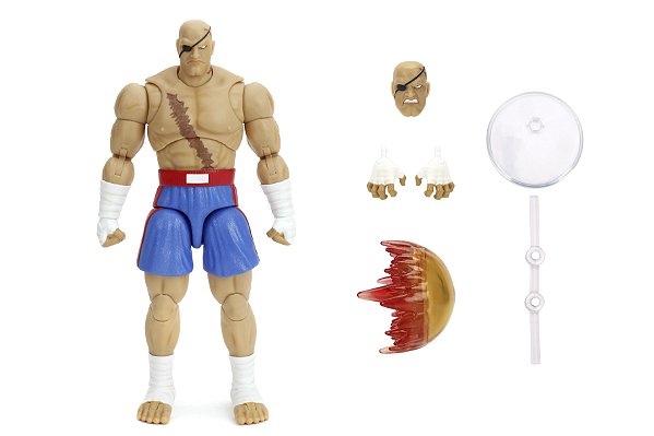 BONECO SAGAT DELUXE STREET FIGHTER 6"
