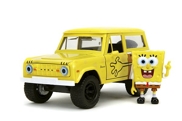 1/24 1973 FORD BRONCO BOB ESPONJA COM BONECO