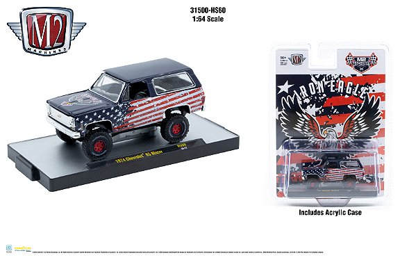 1/64 M2 1974 CHEVROLET K5 BLAZER IRON EAGLE HOBBY SPECIAL HS60