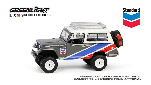 1/64 GREENLIGHT 1970 JEEP JEEPSTER OFF-ROAD CHEVRON SPECIAL EDITION SERIES 1