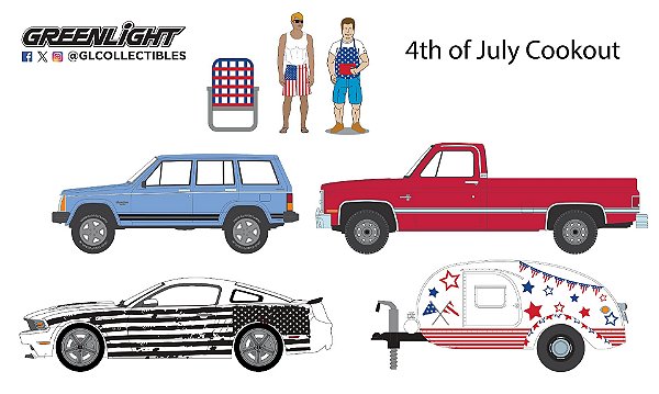 1/64 GREENLIGHT DIORAMA SUMMER COOKOUT