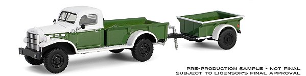 1/64 GREENLIGHT 1950 DODGE POWER WAGON HITCH & TOW SERIES 32