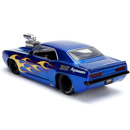 1969 CHEVY CAMARO BTM AZUL 1/24