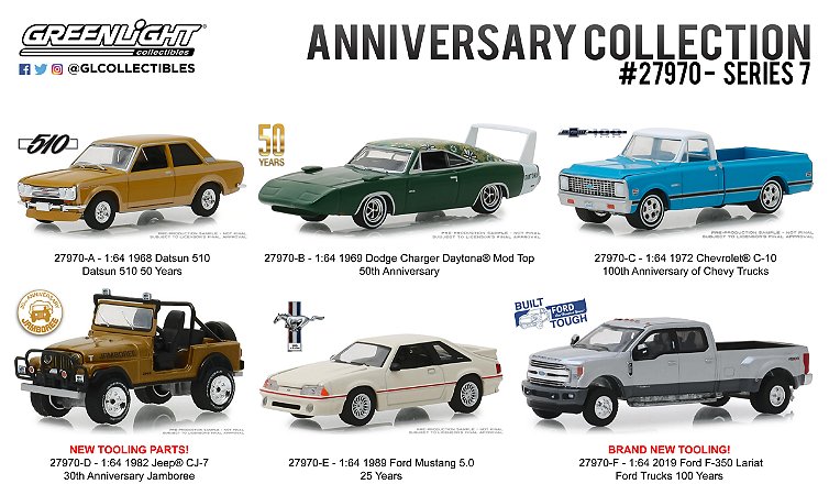 ANNIVERSARY COLLECTION SERIE 7 1/64