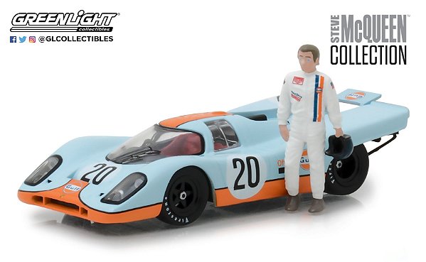 1970 PORSCHE 917K GULF COM BONECO STEVE MACQUEEN 1/43