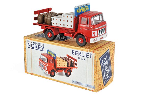 1:43 CAMINHÃO BERLIET GAK SIROP DES COMPTOIRS FRANÇAIS